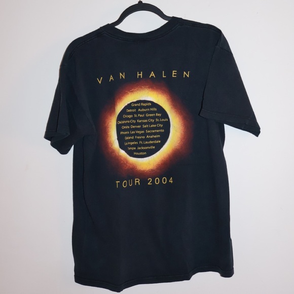 Van Halen 2004 Tour Concert Anvil Vintage T-Shirt  Size Medium - Picture 3 of 5